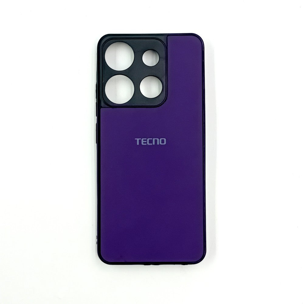 Infinix Smart 7 / Tecno Spark Go 2023 Logo Silicone back cover with velvet inside protection layer