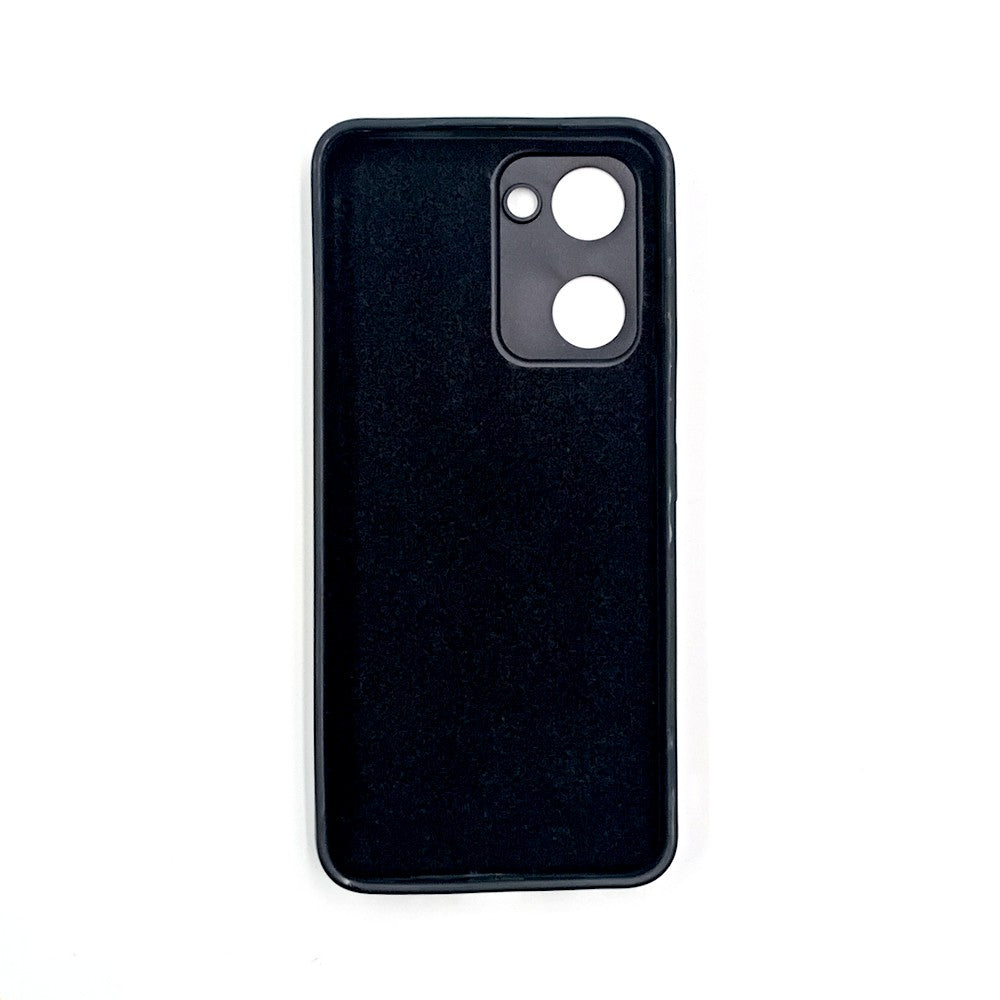 Vivo Y03 Logo Silicone back cover with velvet inside protection layer