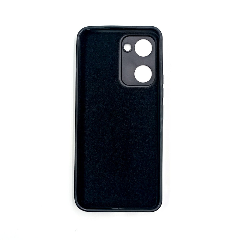 Vivo Y03 Logo Silicone back cover with velvet inside protection layer