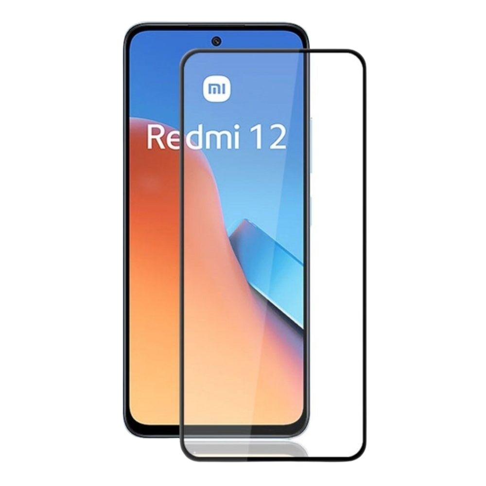 Redmi 12 Tempered Glass Screen Protector 9H HD Ultra Clear Anti-Scratch Bubble-Free Easy Apply Tempered Glass