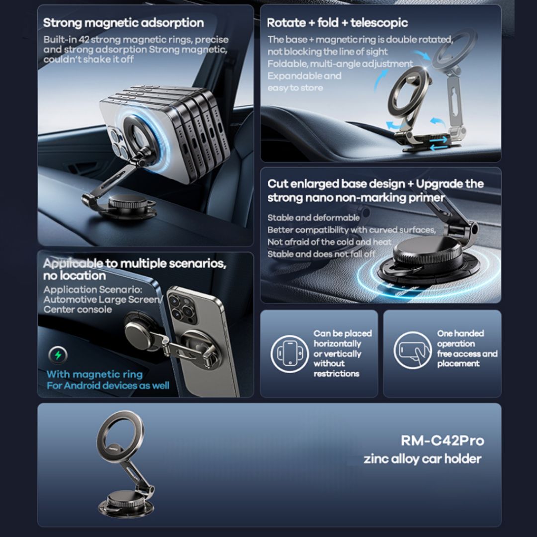 Remax RM-C42Pro Zinc Alloy Car Holder
