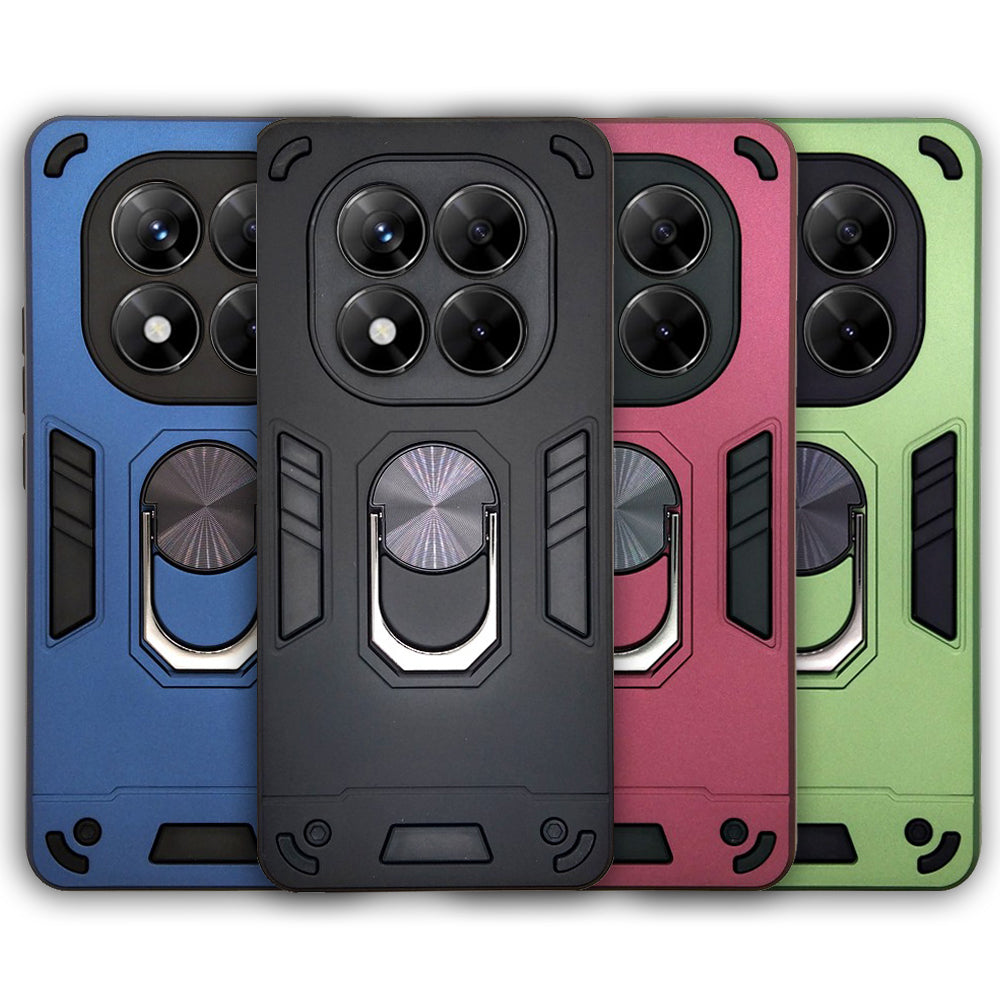 Redmi Note 14 Pro Hard PC Case with ring holder Shockproof Slim back Cover