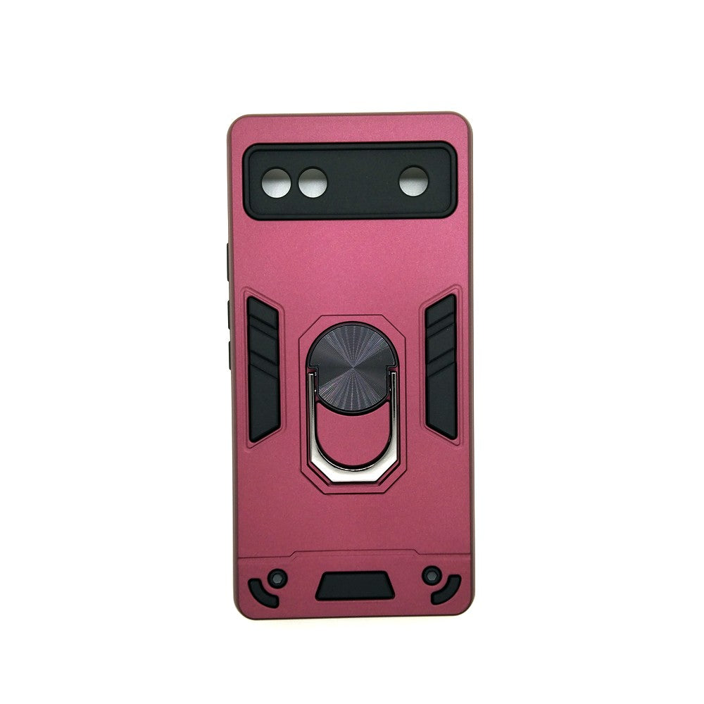 Google Pixel 6A Hard PC Case with ring holder Shockproof Slim back Cover