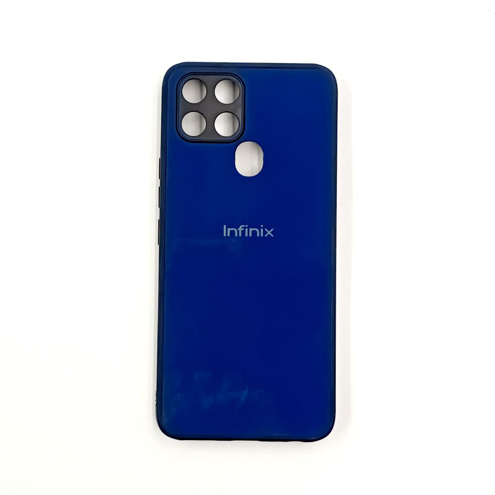 Infinix Smart 6 Logo Silicone back cover with velvet inside protection layer