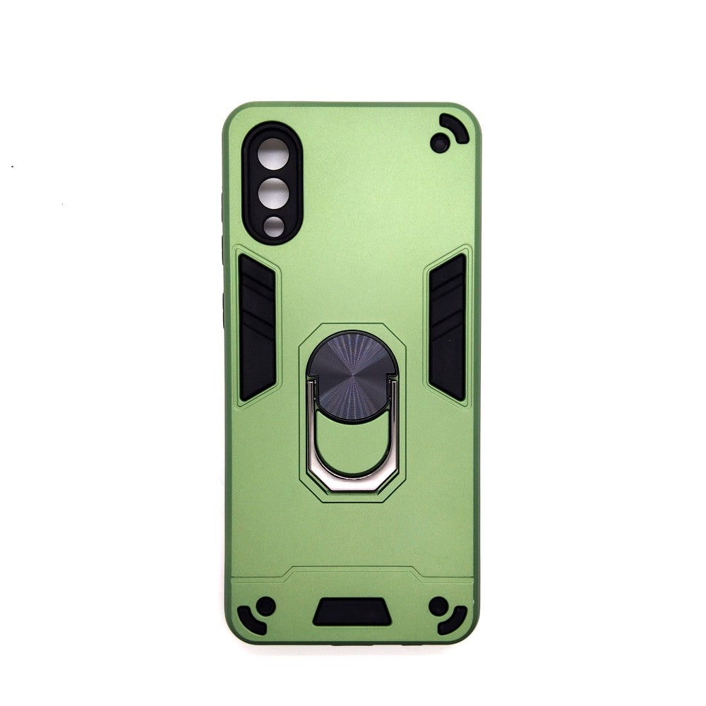 Samsung M02 Hard PC Case with ring holder Shockproof Slim back Cover