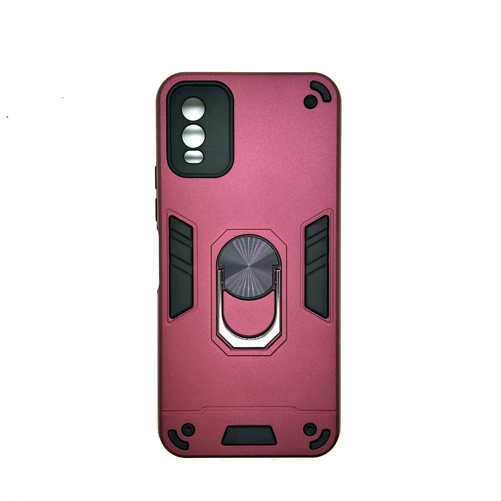 Nokia C32 Hard PC Case with ring holder Shockproof Slim back Cover