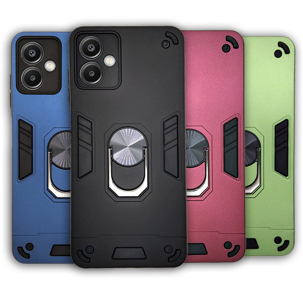 Samsung A06 Hard PC Case with ring holder Shockproof Slim back Cover