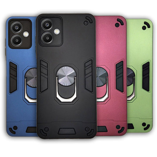 Samsung A06 Hard PC Case with ring holder Shockproof Slim back Cover