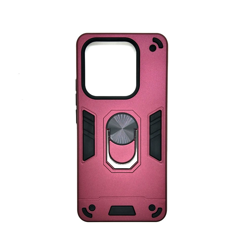 Redmi Note 14 Hard PC Case with ring holder Shockproof Slim back Cover