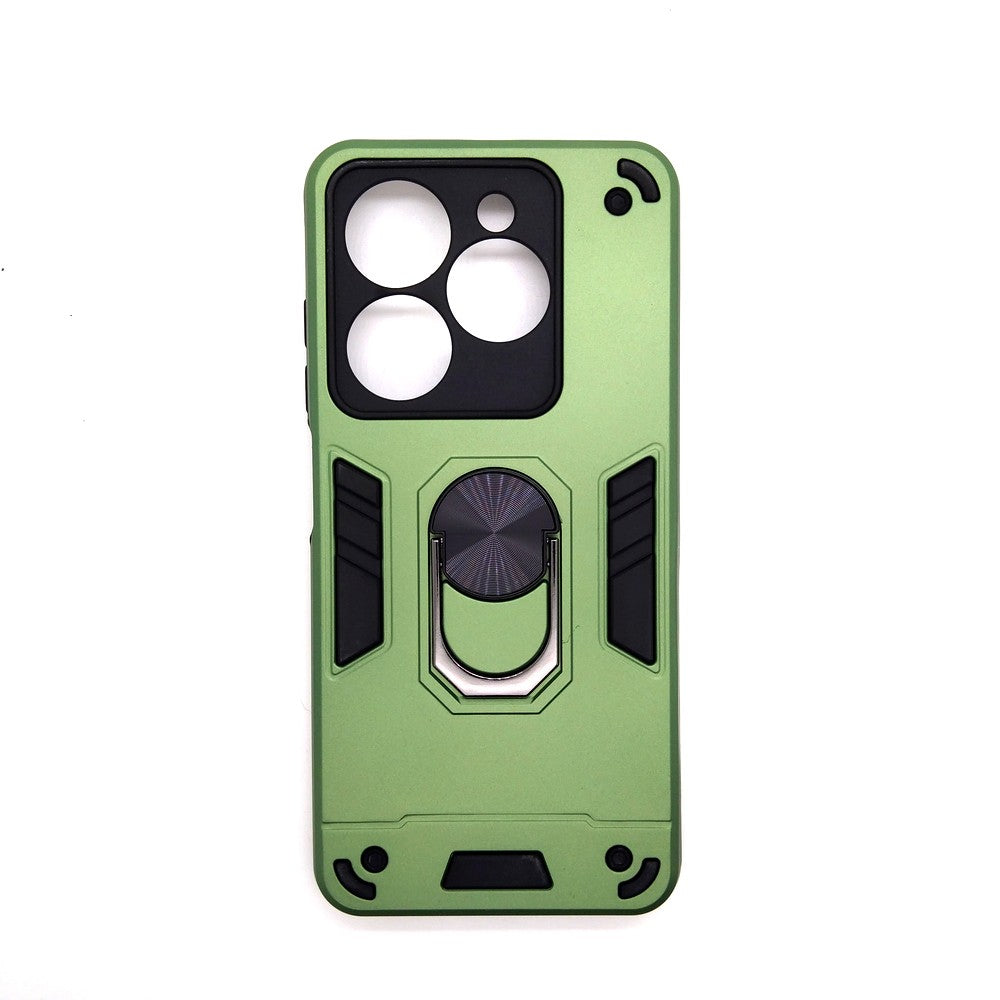Tecno Spark Go 2024 / infinx Smart 8 Hard PC Case with ring holder Shockproof Slim back Cover