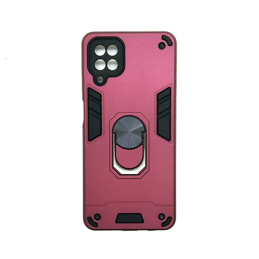 Samsung A12 Hard PC Case with ring holder Shockproof Slim back Cover