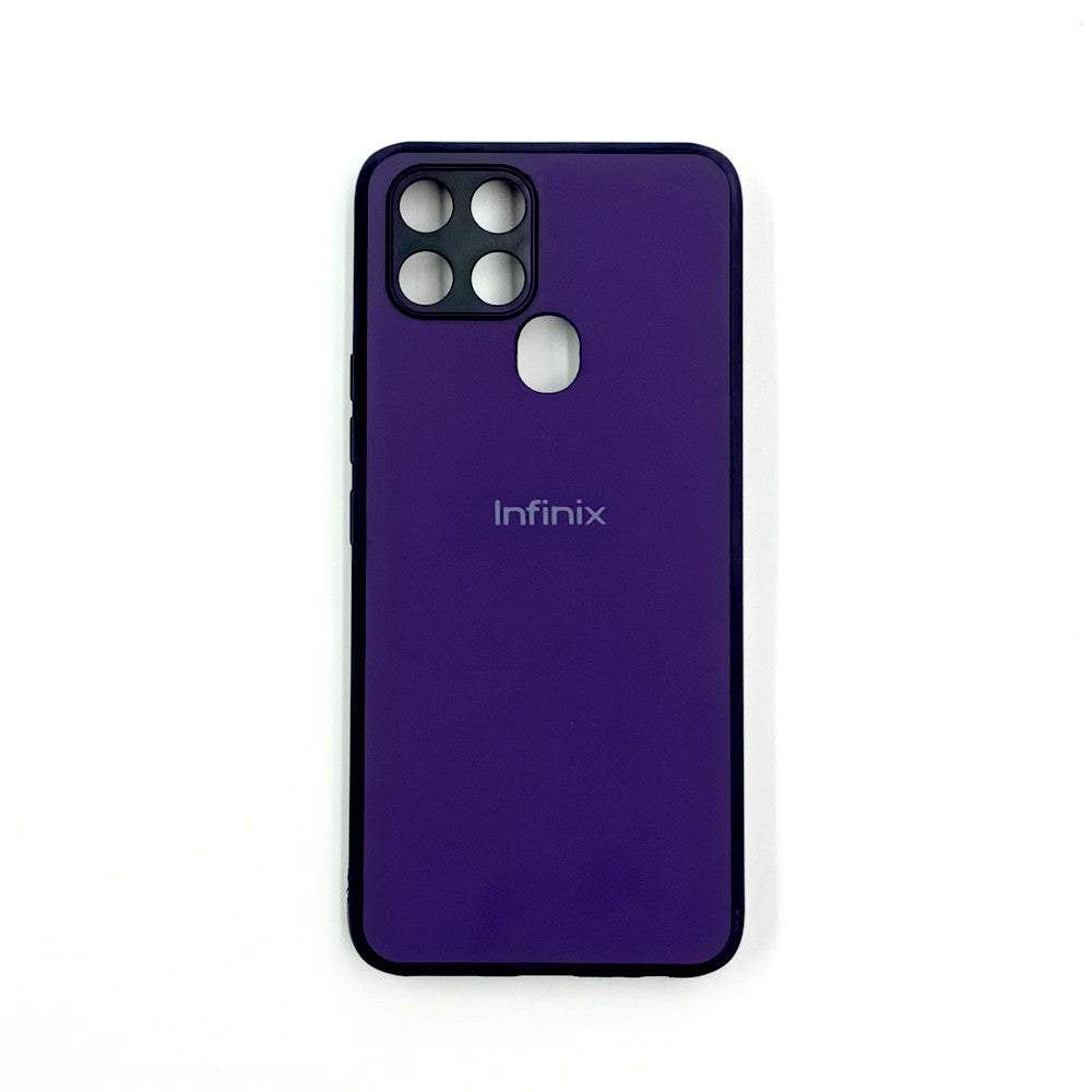 Infinix Smart 6 Logo Silicone back cover with velvet inside protection layer