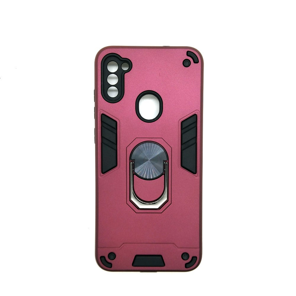 Samsung A11 Hard PC Case with ring holder Shockproof Slim back Cover