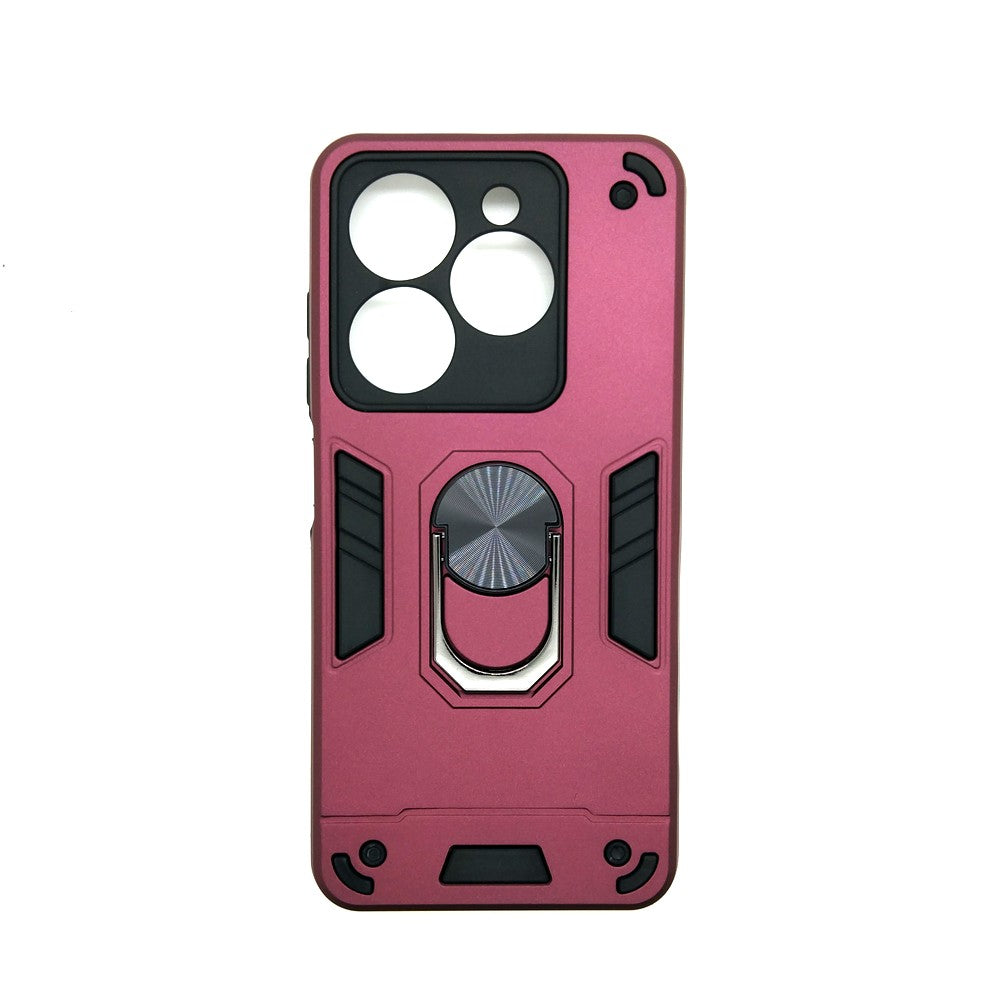 Tecno Spark Go 2024 / infinx Smart 8 Hard PC Case with ring holder Shockproof Slim back Cover