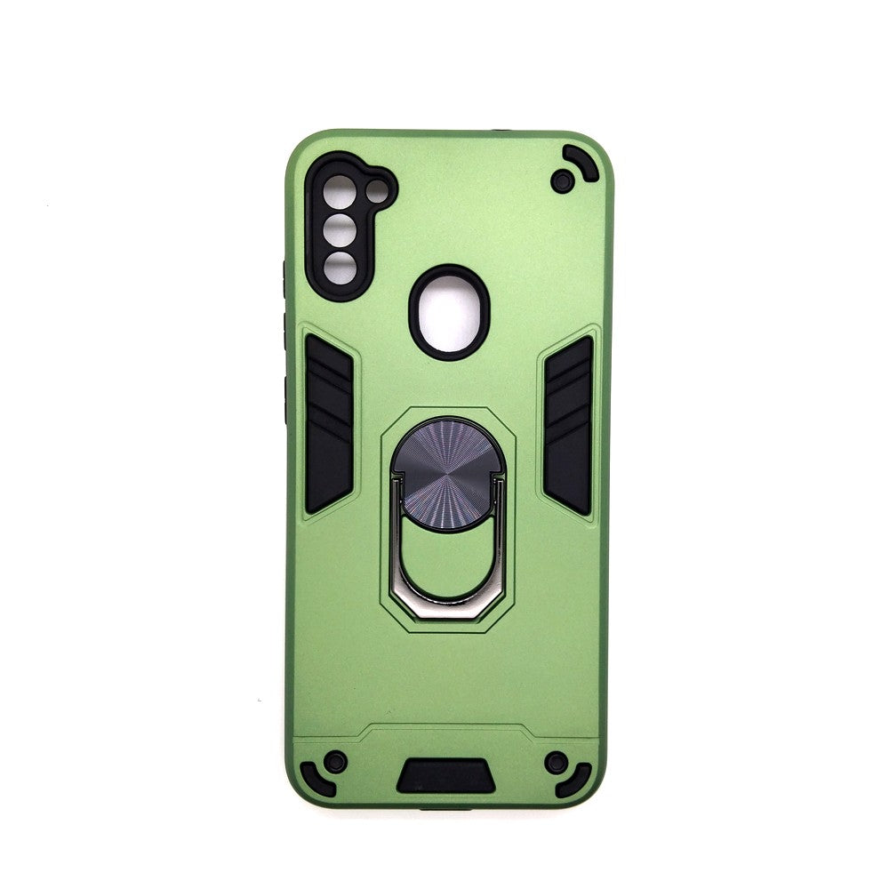 Samsung A11 Hard PC Case with ring holder Shockproof Slim back Cover