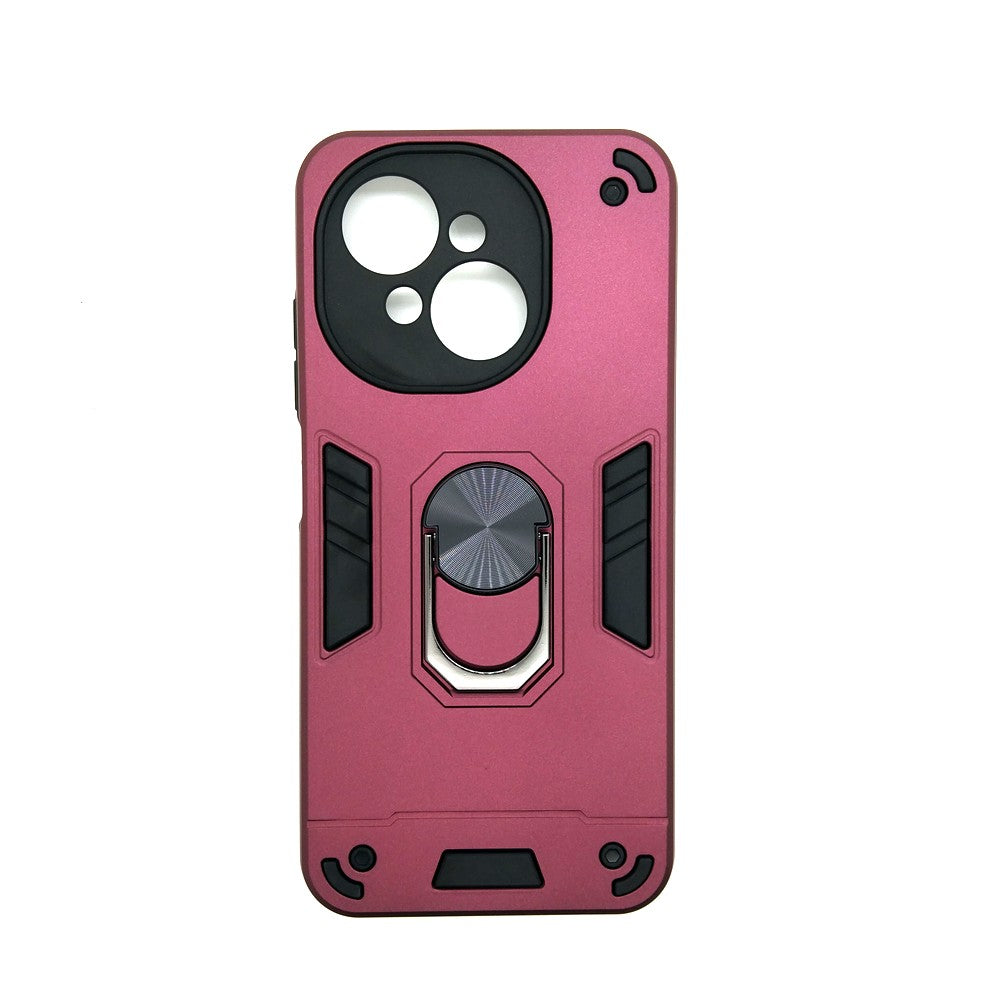 Tecno POP 9 4G Hard PC Case with ring holder Shockproof Slim back Cover