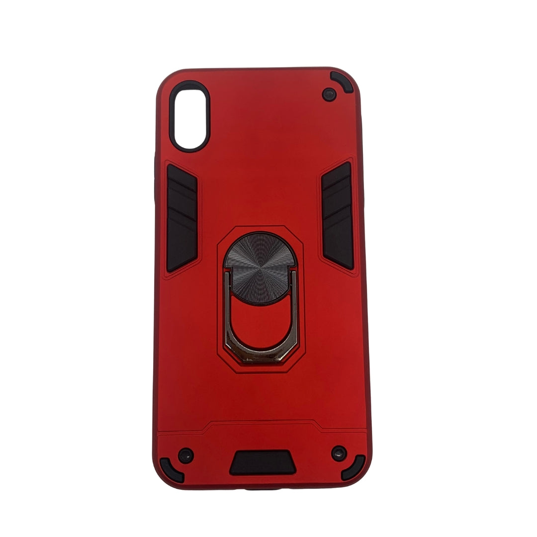 iPhone Xs Max Hard PC Case with ring holder Shockproof Slim back Cover