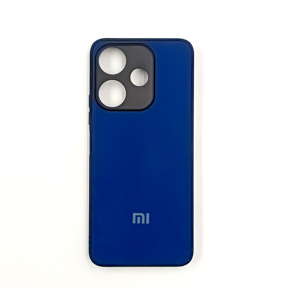 Redmi 13 Logo Silicone back cover with velvet inside protection layer