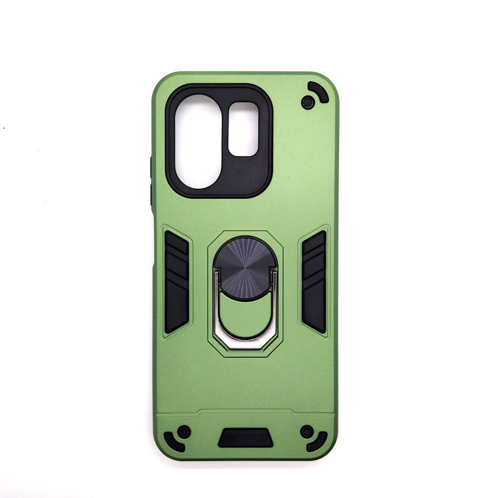 infinix Hot 50i / Smart 9 Hard PC Case with ring holder Shockproof Slim back Cover