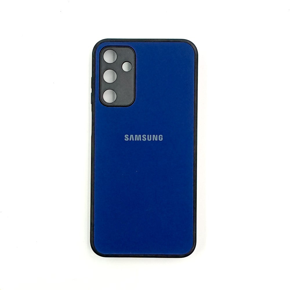 Samsung M15 Logo Silicone back cover with velvet inside protection layer