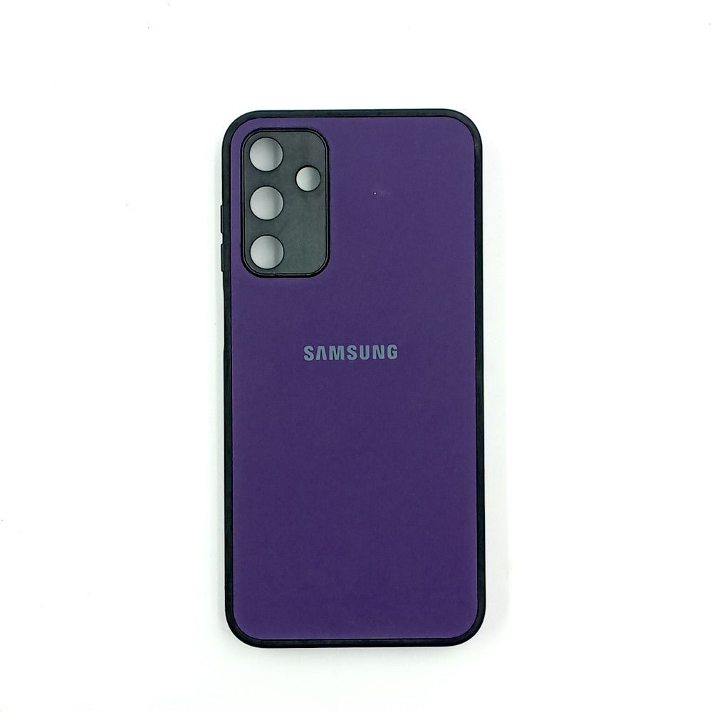 Samsung M15 Logo Silicone back cover with velvet inside protection layer