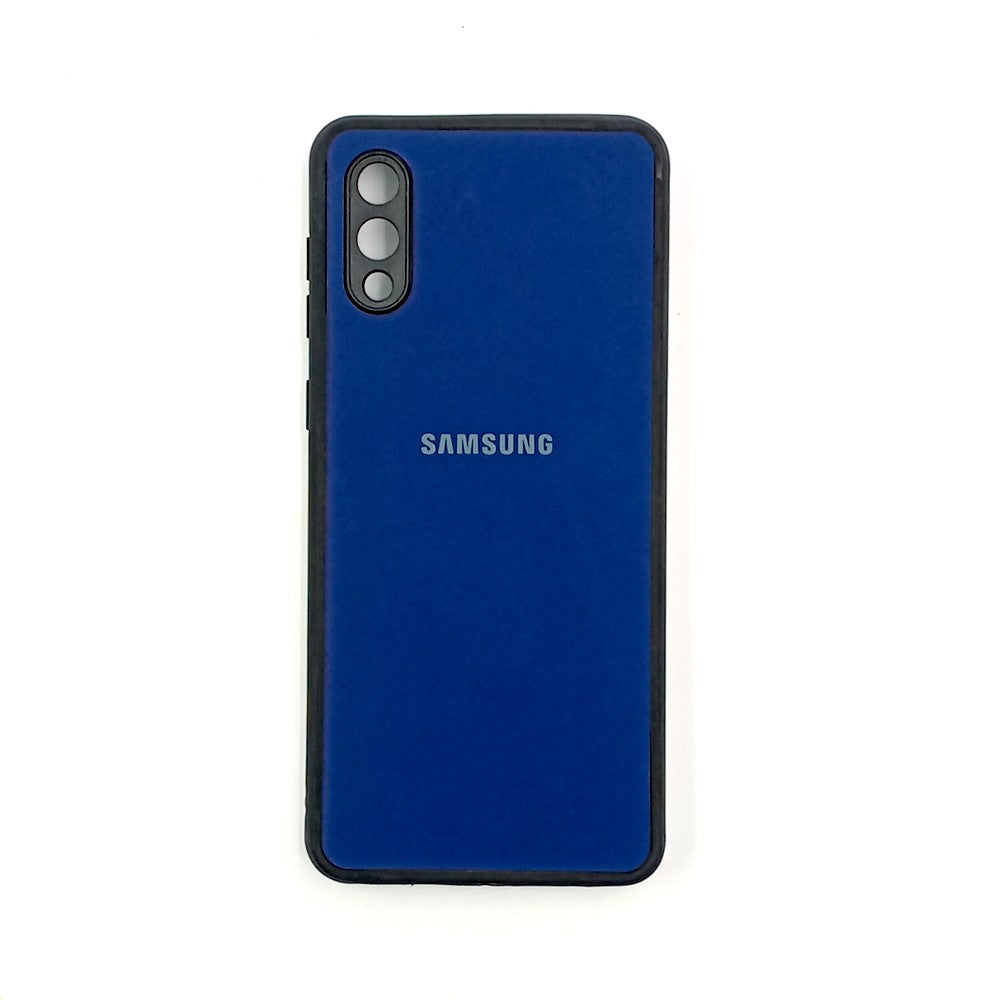 Samsung M02 / A02 Logo Silicone back cover with velvet inside protection layer