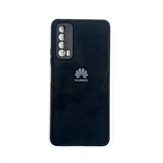 Huawei Y7A Logo Silicone back cover with velvet inside protection layer