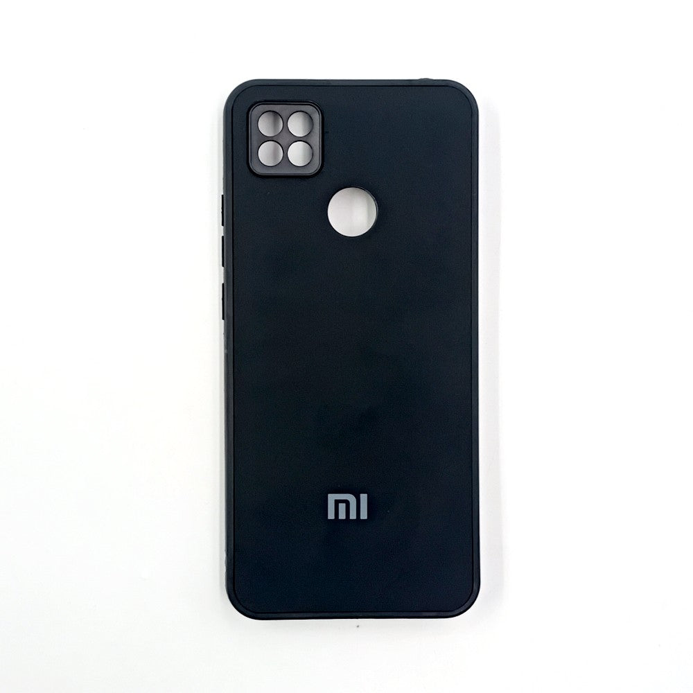 Redmi 9C Logo Silicone back cover with velvet inside protection layer