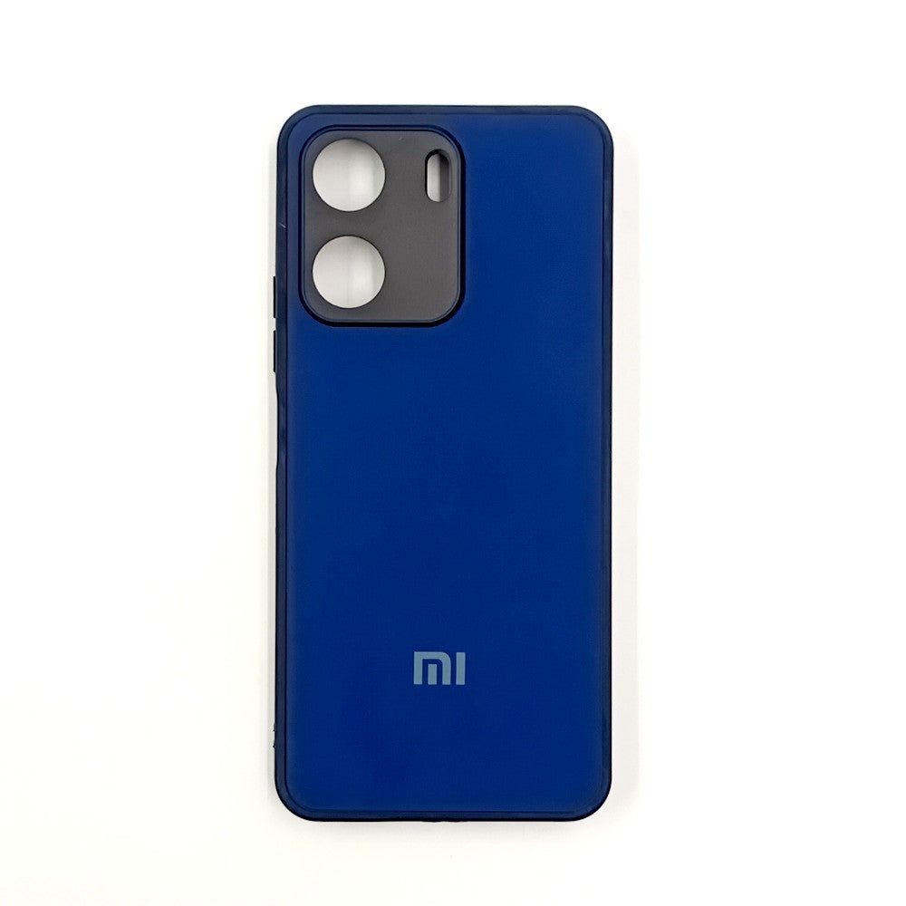 Redmi 13C Logo Silicone back cover with velvet inside protection layer