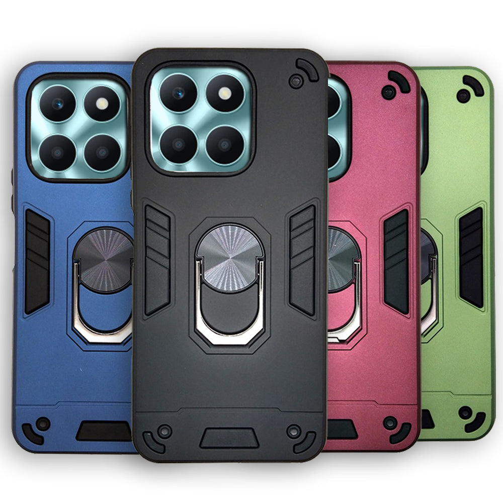HONOR X6a Hard PC Case with ring holder Shockproof Slim back Cover