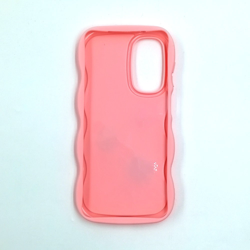 Samsung A26 Cute Cartoon 3D Silicone Phone Case for Girls Soft Wavy Edge Back Cover with Bear Flower & Fun Charms Shockproof Protective Case