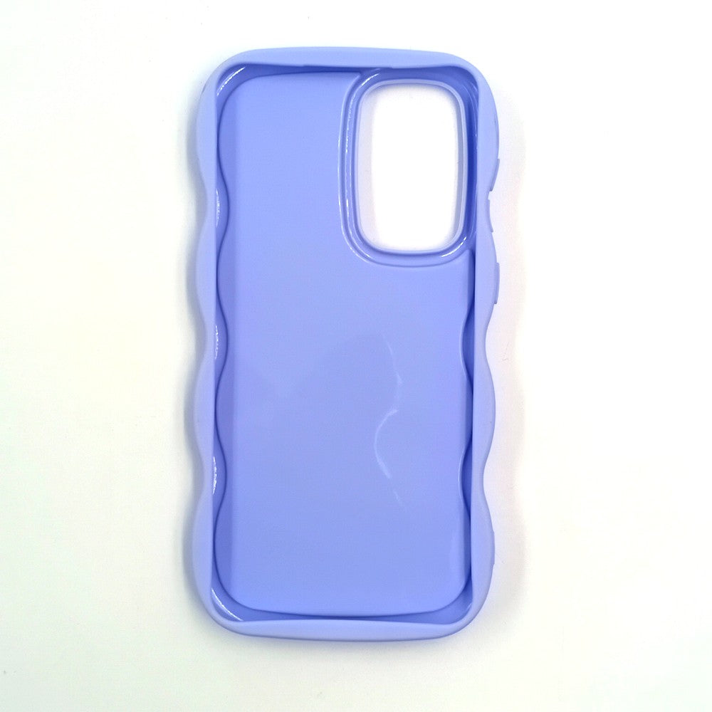 Samsung A36 Cute Cartoon 3D Silicone Phone Case for Girls Soft Wavy Edge Back Cover with Bear Flower & Fun Charms Shockproof Protective Case