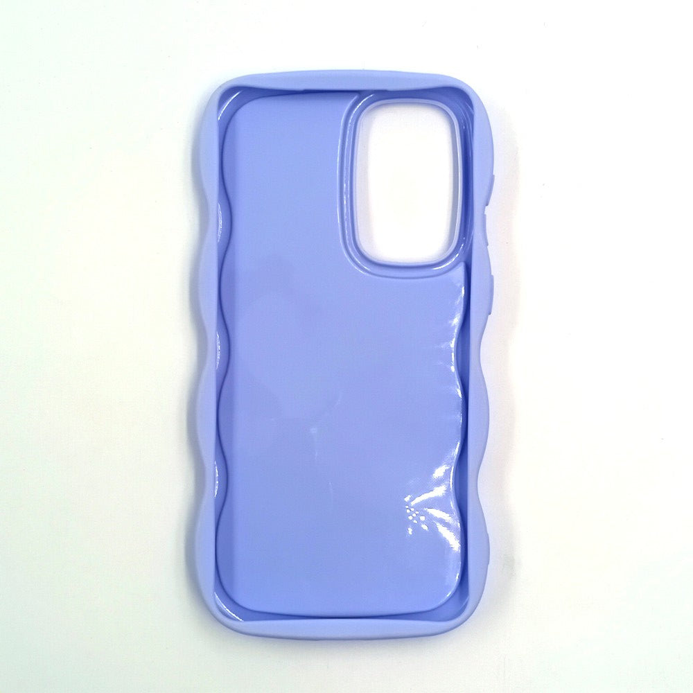 Samsung A56 Cute Cartoon 3D Silicone Phone Case for Girls Soft Wavy Edge Back Cover with Bear Flower & Fun Charms Shockproof Protective Case