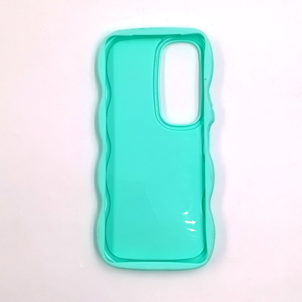 Vivo Y19s Cute Cartoon 3D Silicone Phone Case for Girls Soft Wavy Edge Back Cover with Bear Flower & Fun Charms Shockproof Protective Case