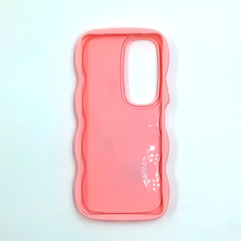 Vivo Y19s Cute Cartoon 3D Silicone Phone Case for Girls Soft Wavy Edge Back Cover with Bear Flower & Fun Charms Shockproof Protective Case