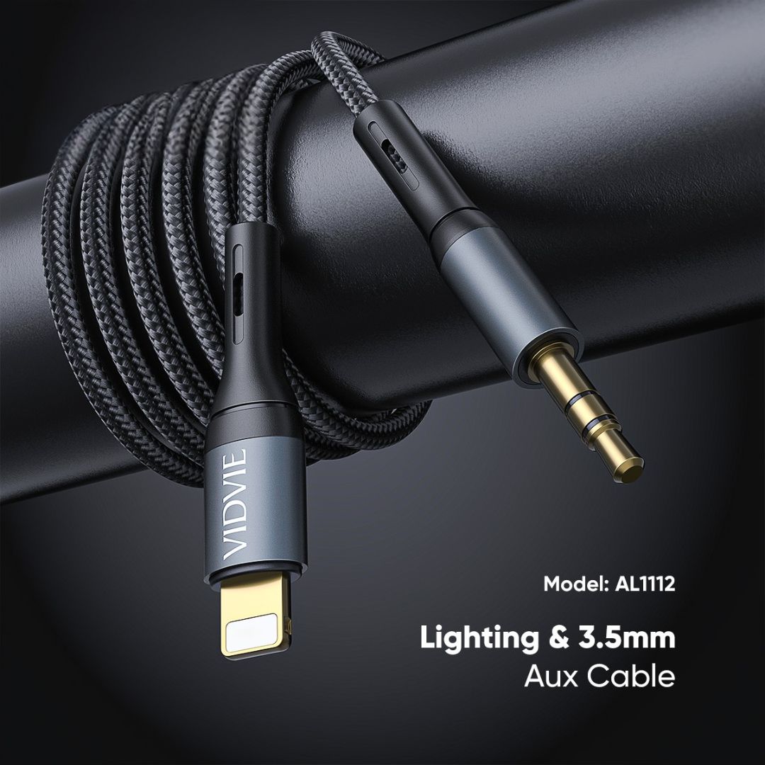 VIDVIE AL-1112 Lightning to AUX Cable