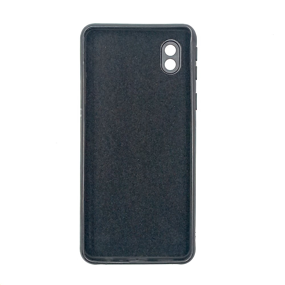 Samsung A01 Core Logo Silicone back cover with velvet inside protection layer
