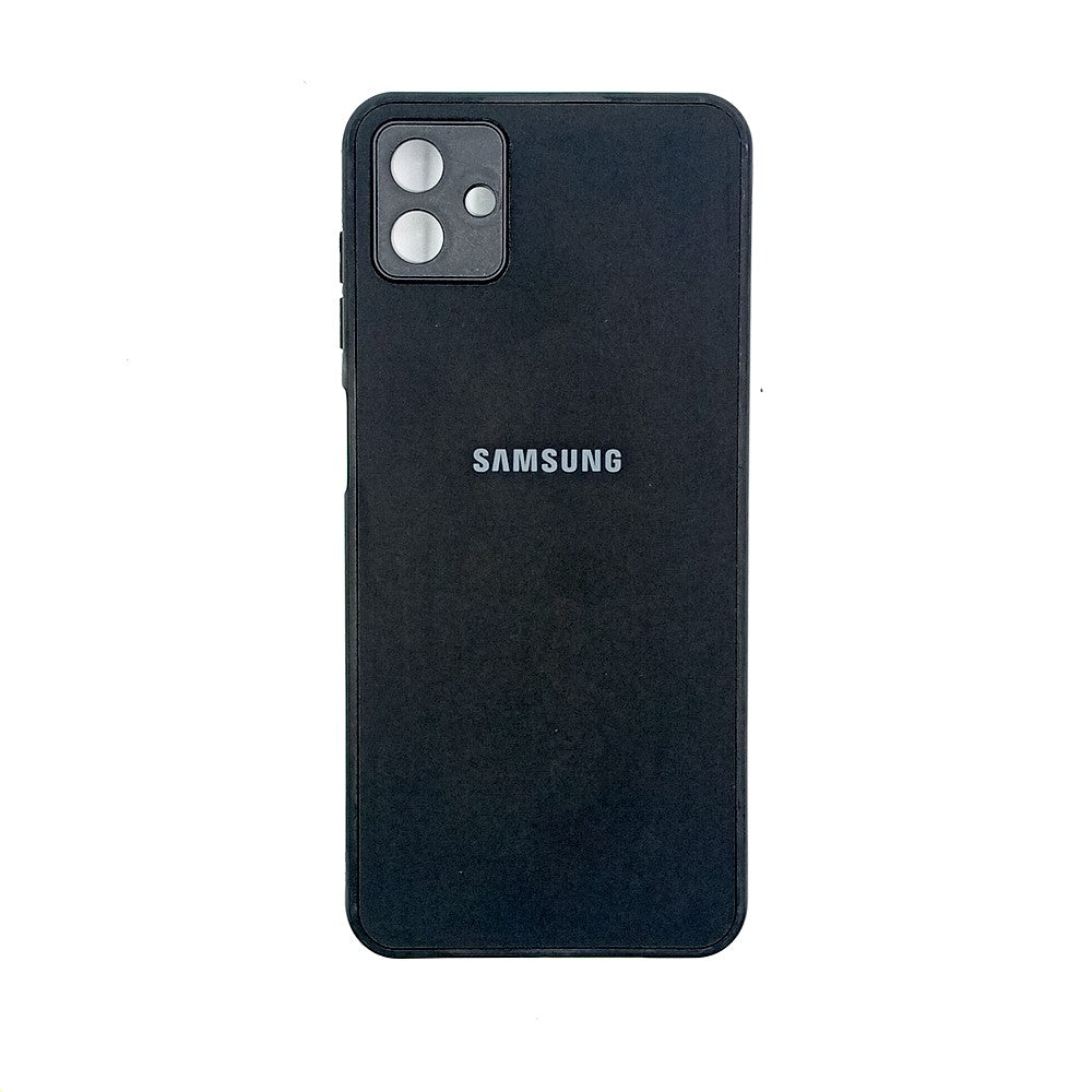 Samsung A04 Logo Silicone back cover with velvet inside protection layer