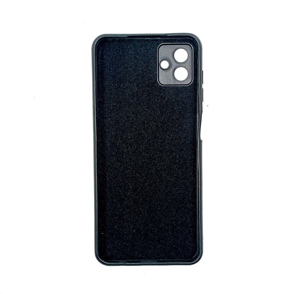 Samsung A04 Logo Silicone back cover with velvet inside protection layer