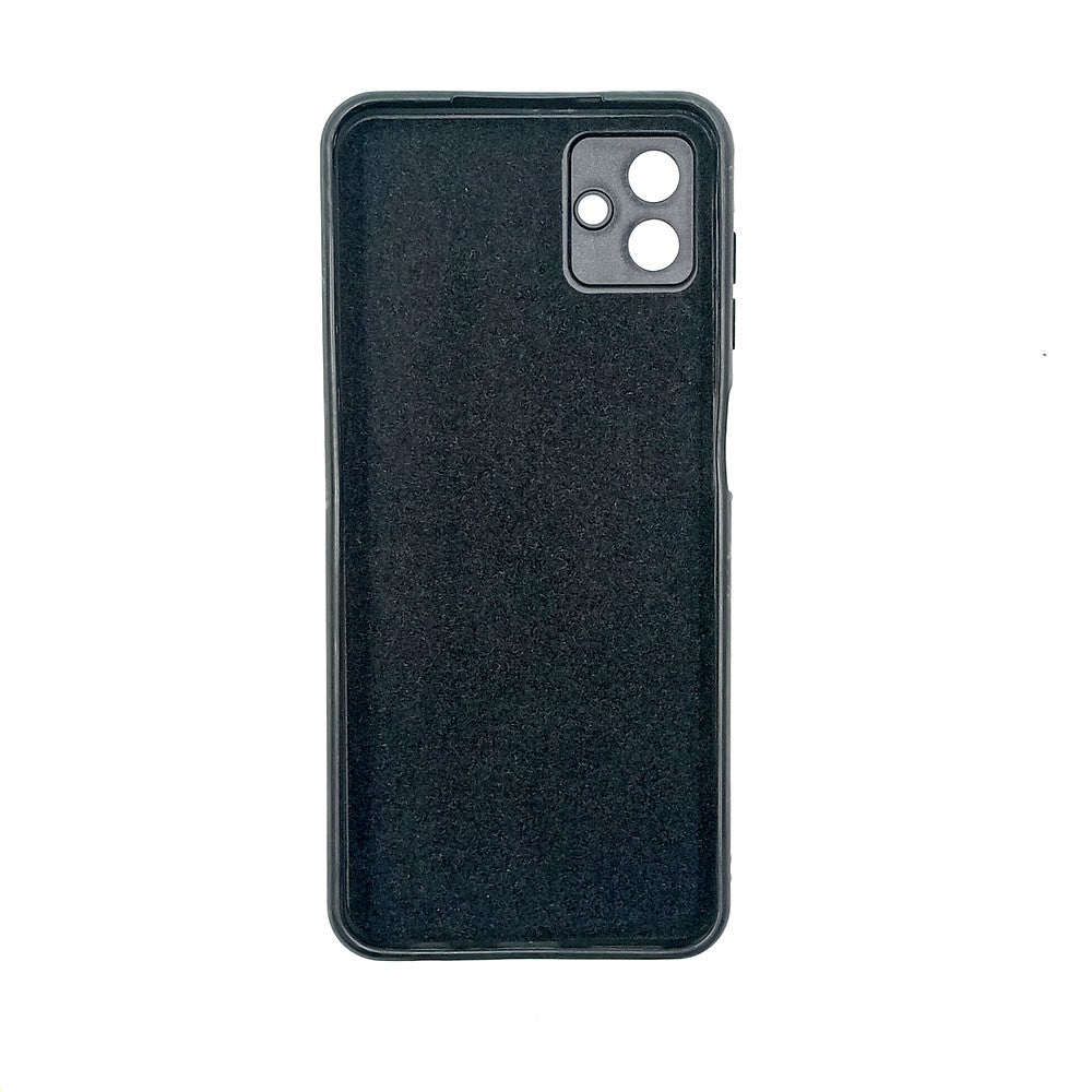 Samsung A04 Logo Silicone back cover with velvet inside protection layer