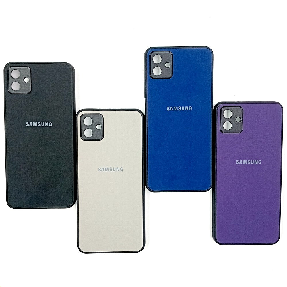 Samsung A04 Logo Silicone back cover with velvet inside protection layer