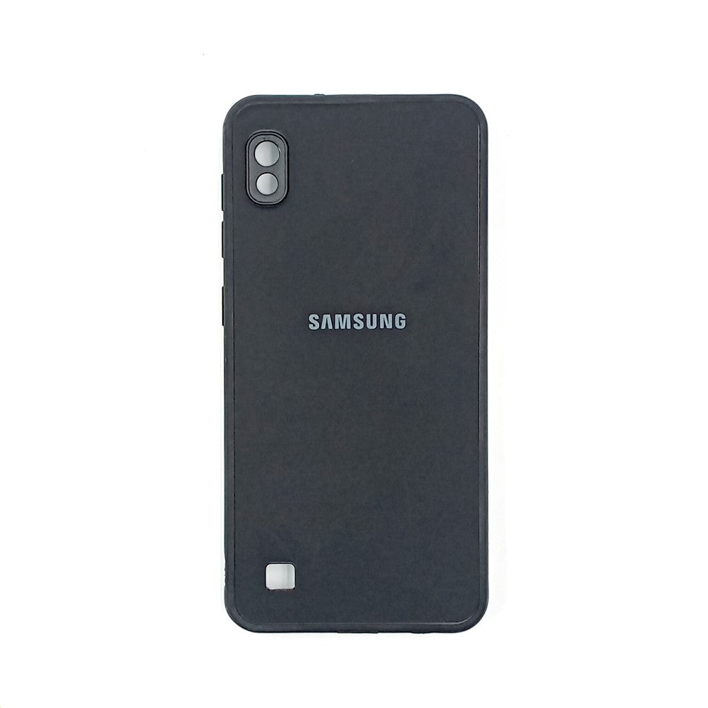 Samsung A10 / M10 Logo Silicone back cover with velvet inside protection layer