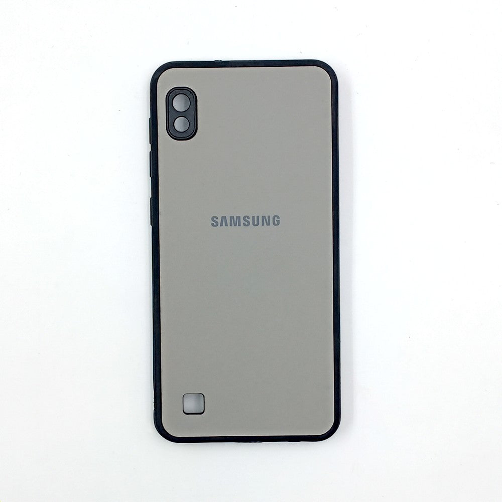 Samsung A10 / M10 Logo Silicone back cover with velvet inside protection layer