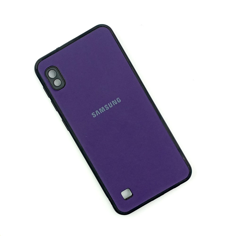 Samsung A10 / M10 Logo Silicone back cover with velvet inside protection layer