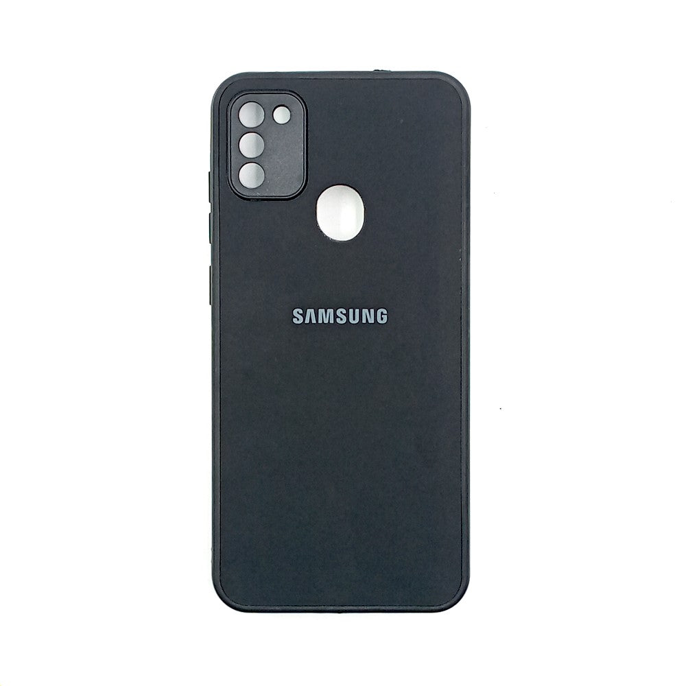 Samsung A11 / M11 Logo Silicone back cover with velvet inside protection layer