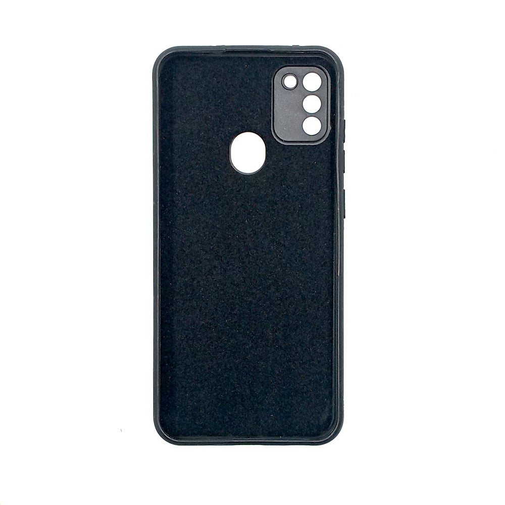 Samsung A11 / M11 Logo Silicone back cover with velvet inside protection layer