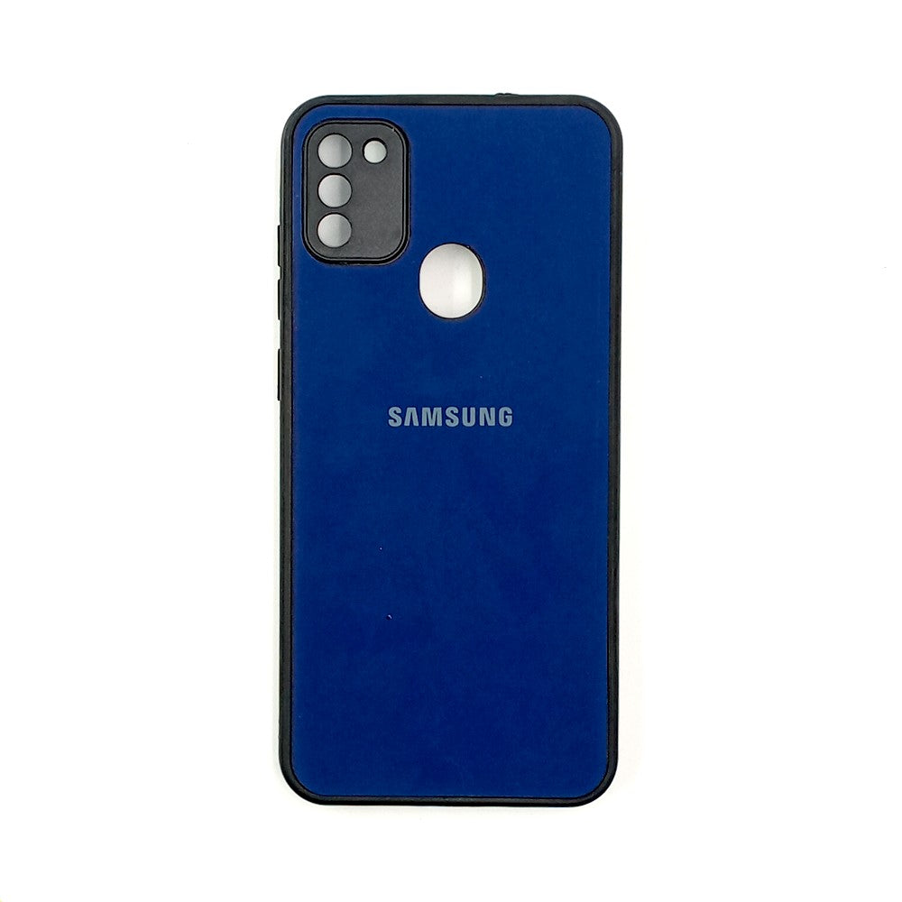 Samsung A11 / M11 Logo Silicone back cover with velvet inside protection layer