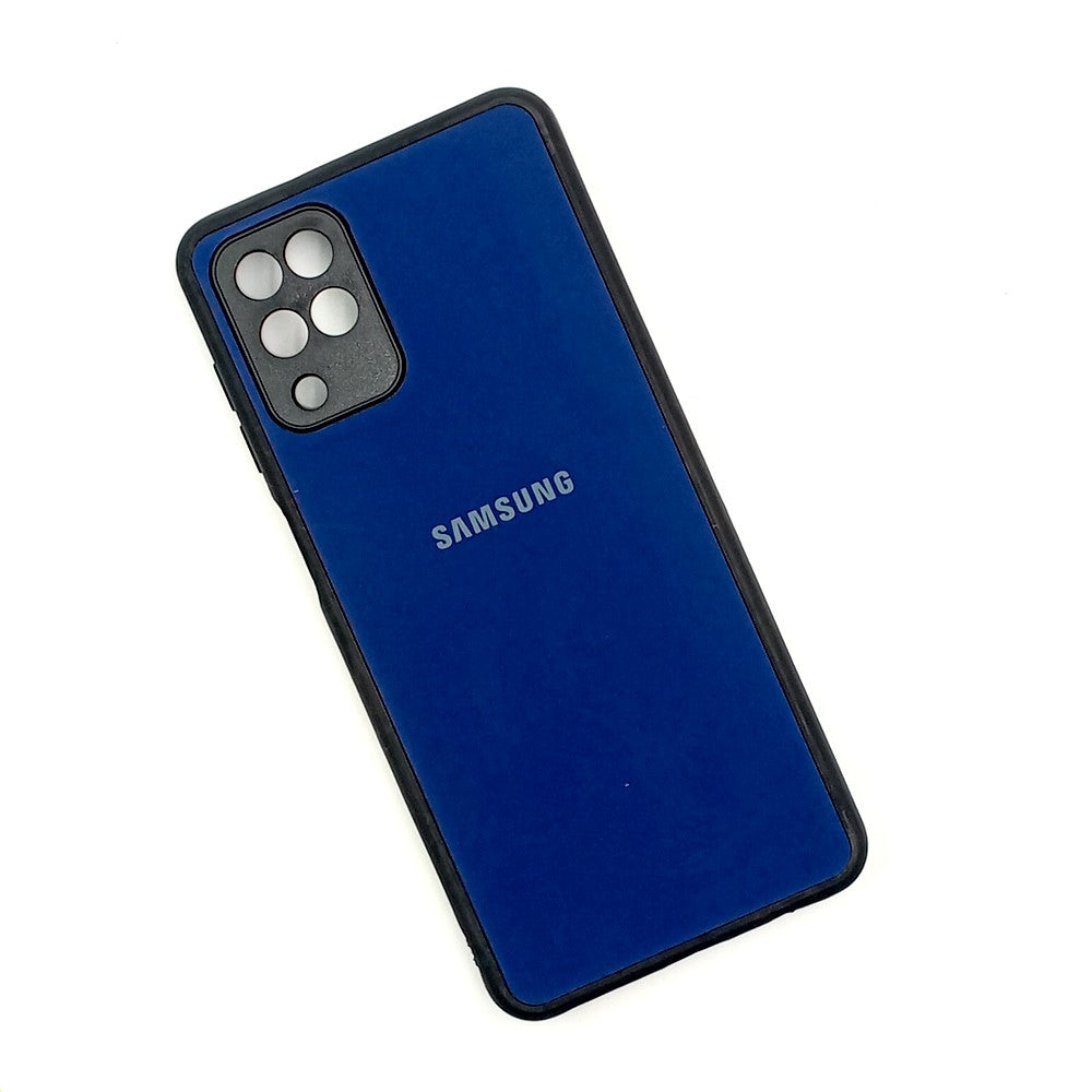 Samsung A12 Logo Silicone back cover with velvet inside protection layer