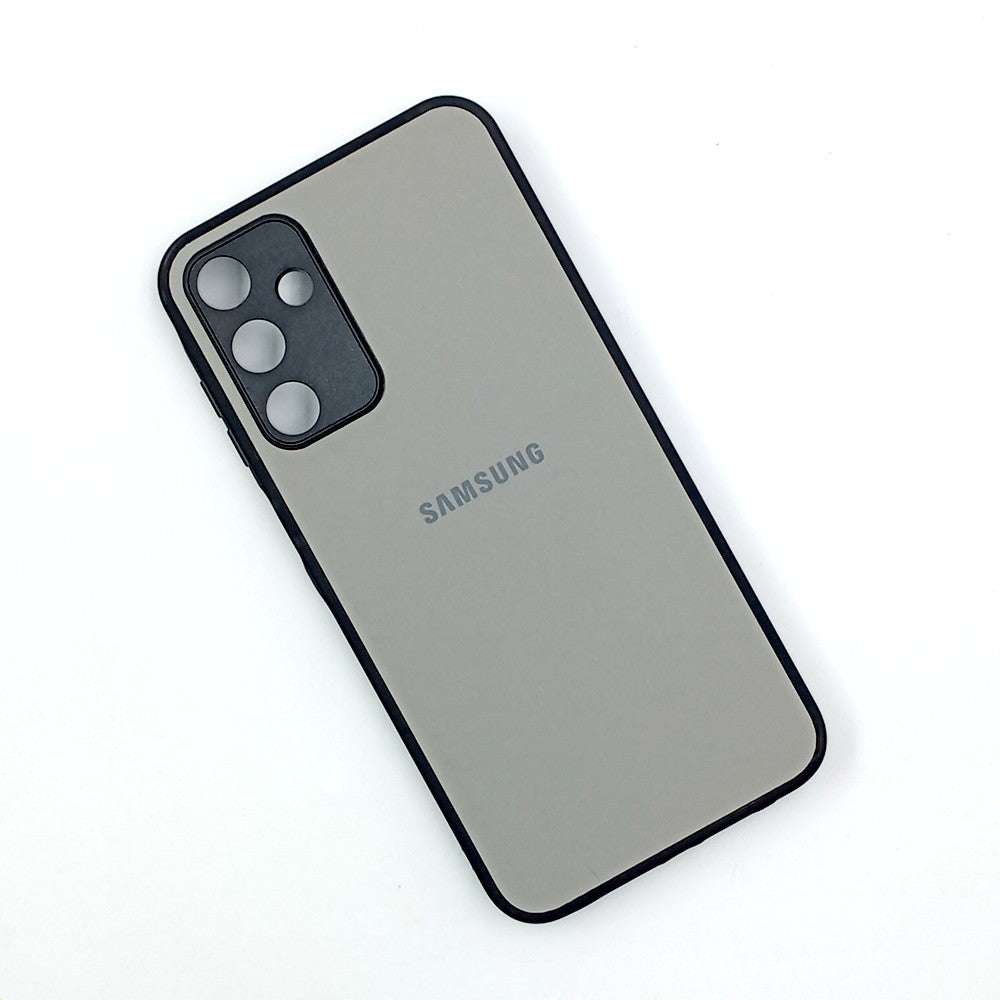 Samsung A15 Logo Silicone back cover with velvet inside protection layer