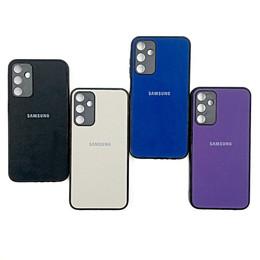 Samsung A15 Logo Silicone back cover with velvet inside protection layer